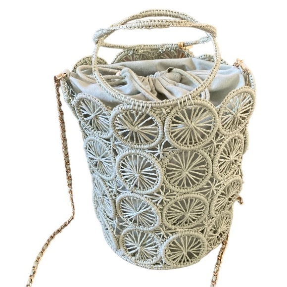 House of Harlow 1960 Circle Crochet Handbag Crossbody NWT Handcrafted - Picture 5 of 10